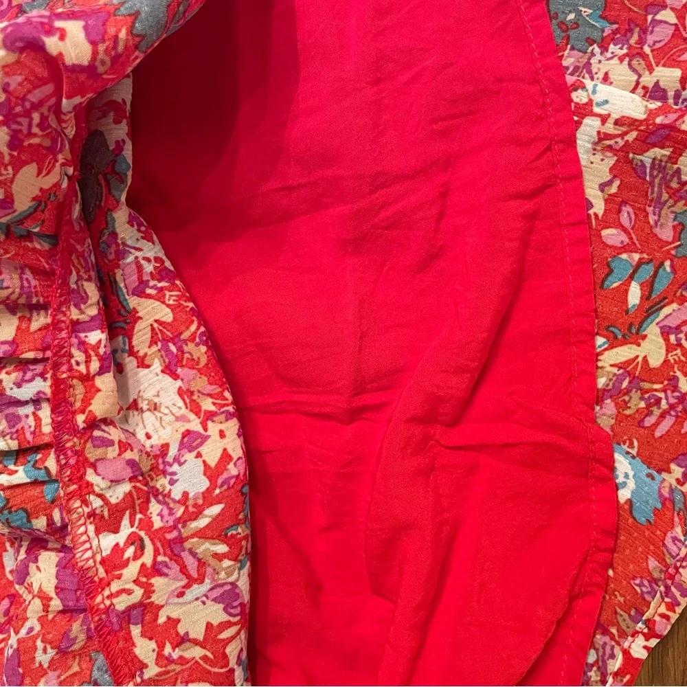 Sugarlips Babydoll Swing Dress Ruffle bottom Scoop Neck and Tie Back. Size L. - Picture 5 of 10